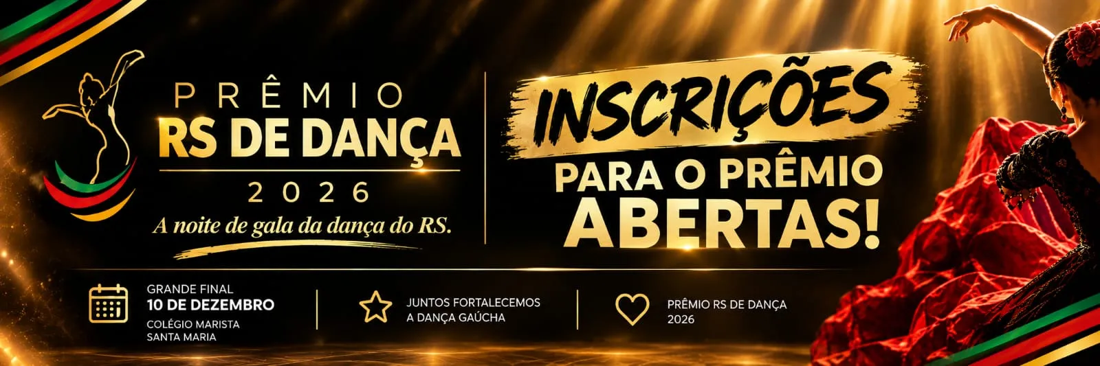 Banner do Premio RS de dança 
